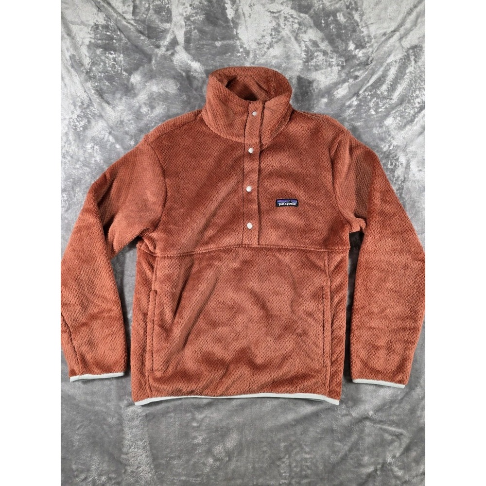 NWOT‎ Patagonia Women's XS Re-Tool Half-Snap Pullover Burl Red